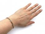 Antique 15kt yellow gold opal swirl bracelet