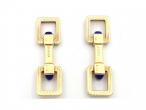 Piaget 18kt Yellow Gold & Lapis Lazuli Stirrup Cufflinks
