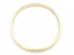 Vintage rounded solid slave bangle in 9kt yellow gold