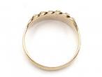 Antique 9kt yellow gold 'keeper' ring