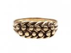 Antique 9kt yellow gold 'keeper' ring