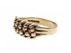 Antique 9kt yellow gold 'keeper' ring