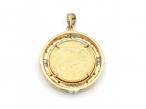 1999 American Liberty coin pendant in 18kt two tone gold