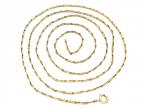 Antique hayseed 15kt yellow gold chain