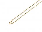 Antique hayseed 15kt yellow gold chain