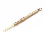 Asprey 9kt yellow gold vintage toothpick