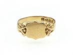 1925 shield signet ring in 18kt yellow gold