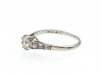 Edwardian 0.35cts solitaire engagement ring