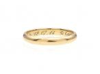 Cartier 18kt yellow gold wedding band