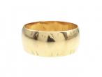 1966 vintage 8mm wedding band in 18kt yellow gold