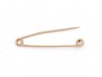 Antique 9kt gold safety pin