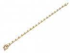 Retro flat belcher link bracelet in 18kt tri-gold