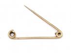 Antique 9kt yellow gold safety pin