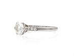 1950s platinum 0.60ct diamond solitaire engagement ring