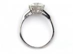 Art Deco 2.03ct round Old European cut diamond solitaire ring