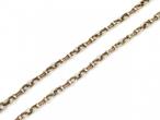 1980s knot link chain in 9kt white and yellow gold