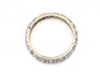1920s diamond set full eternity ring in platinum and gold