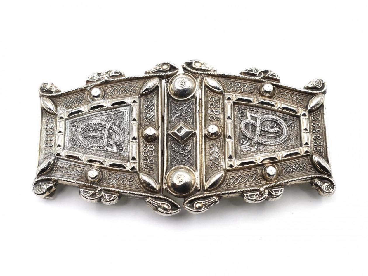 Irish Edwardian sterling silver buckle