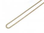Italian 9kt yellow gold close curb chain
