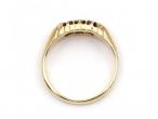 Victorian diamond five stone claw set ring in 18kt gold