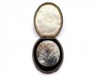 Georgian large dendritic agate brooch in 18kt gold