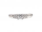 Solitaire diamond engagement ring in 18kt white gold