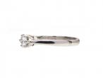 0.26ct round brilliant cut diamond engagement ring