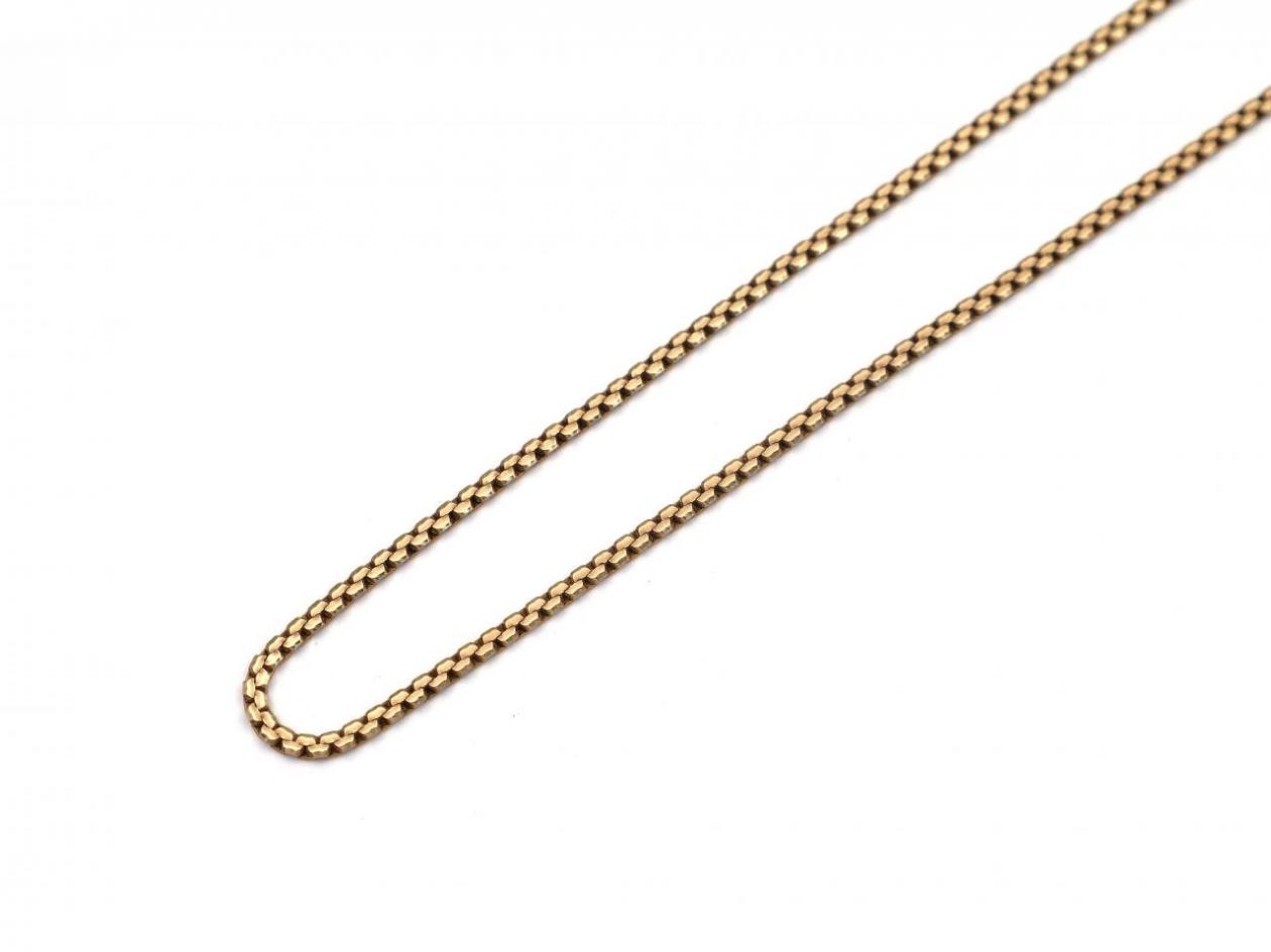 Vintage Venetian link chain in 9kt yellow gold