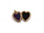 1905 mini heart locket in 15kt yellow gold