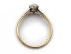 Edwardian 0.57ct Old European cut diamond solitaire ring