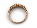 Victorian carved 'REGARD' ring in 15kt yellow gold
