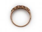 1870 acrostic 'REGARD' ring in 15kt rose gold