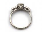 1920s diamond solitaire engagement ring in platinum