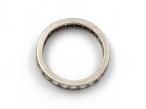 French Art Deco diamond set full eternity ring in platinum