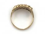 1977 9kt yellow gold keeper ring