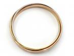 Cartier Trinity bangle in 18kt yellow, rose and white gold