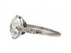 Edwardian 3.68ct Old European cut diamond engagement ring
