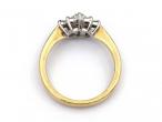 Vintage diamond fancy cluster ring in 18kt yellow gold