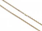 Vintage 9kt yellow gold belcher chain