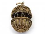Antique cantille gilded pomander pendant