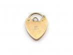 1973 heart lock in 9kt yellow gold