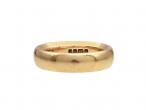 Vintage 5mm extra heavy court fit wedding ring in 18kt yellow gold