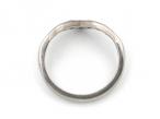 Platinum Diamond Set Wishbone Wedding Ring