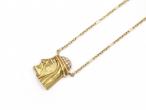 Vintage Diamond Set Wise Man Necklace in 18kt Yellow Gold