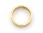 1982 polished flat 5mm wedding ring in 18kt yellow gold