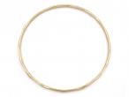 Vintage faceted 9kt yellow gold bangle