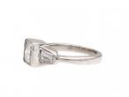 Vintage 1.33ct Princess Cut Diamond Solitaire Engagement Ring