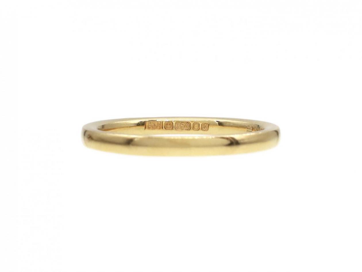 1992 Comfort Fit 2mm Wedding Ring in 18kt Yellow Gold