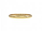1995 D-shape 2.4mm wedding ring in 18kt yellow gold
