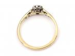 Antique Diamond Solitaire Engagement Ring in 18kt Yellow Gold